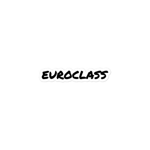 Black EUROCLASS Sticker